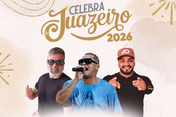 Juazeiro celebra a chegada de 2026 com shows e espetáculo de fogos