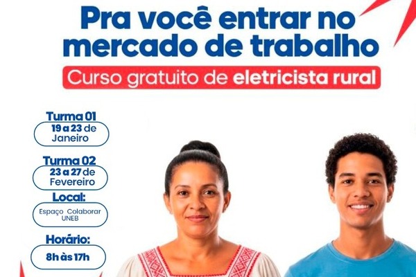 Prefeitura de Juazeiro inicia aulas do Curso de Eletricista Rural com duas turmas após alta procura; confira calendário