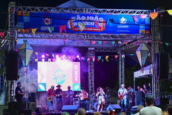 São João da Gente chega na Avenida Flaviano Guimarães nesta quinta-feira (12); estrutura já está montada e a cidade em clima de festa