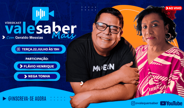 Vale Saber Mais recebe Flávio Henrique e Nega Tonha em episódio especial pelos 147 anos de Juazeiro