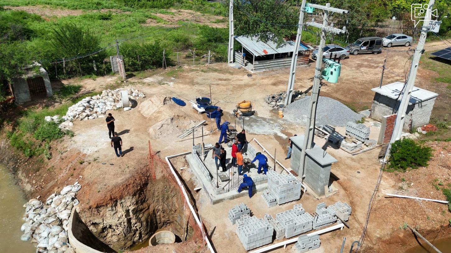 Obras da Adutora do Sequeiro seguem avançando, com conclusão prevista para final de abril próximo