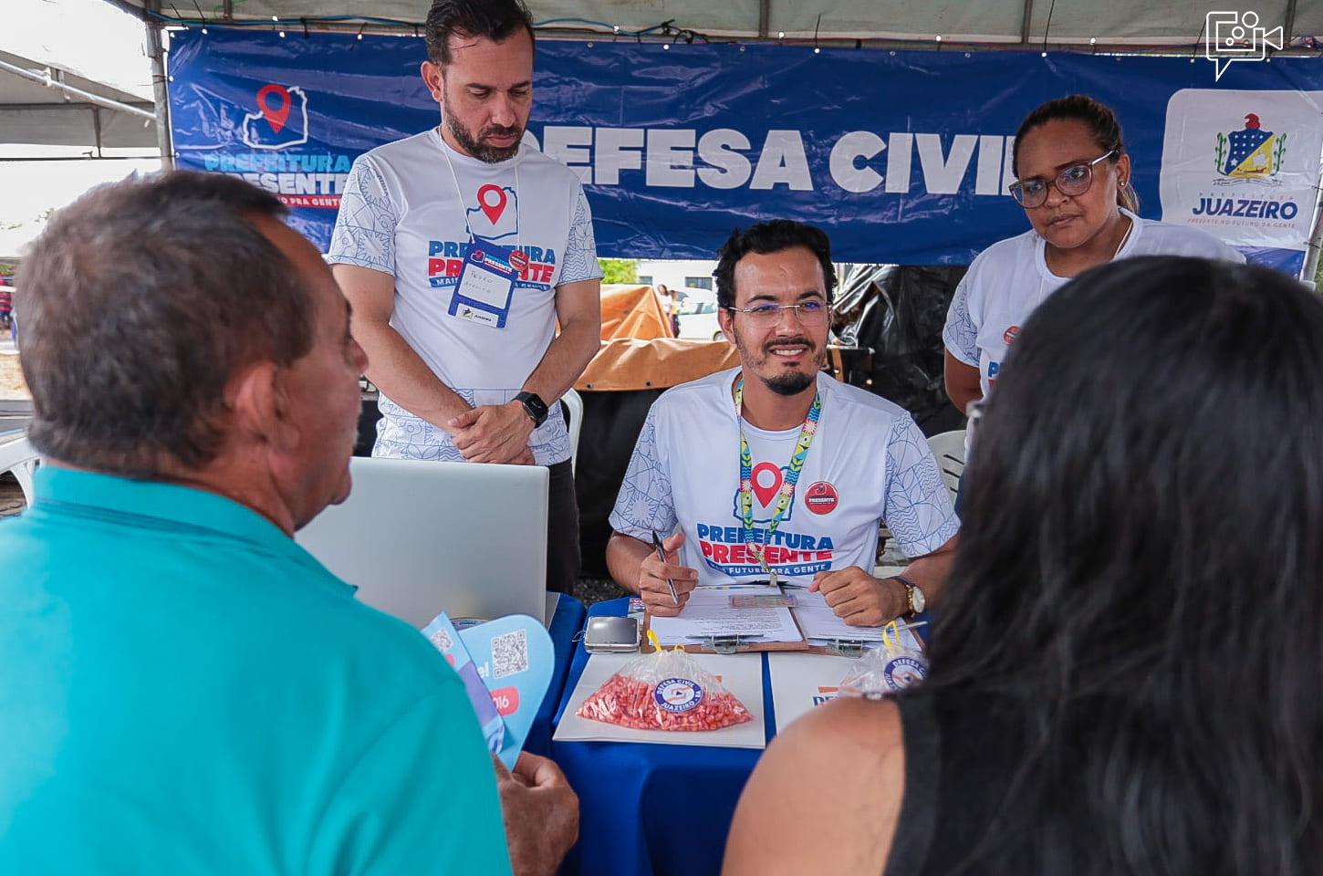 Prefeitura Presente: Defesa Civil de Juazeiro reforça ações preventivas e amplia atendimentos no distrito de Abóbora