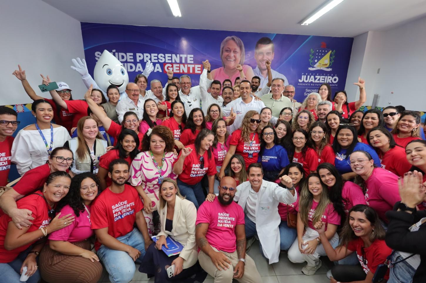 A visita reforça o protagonismo de Juazeiro no cenário da saúde pública