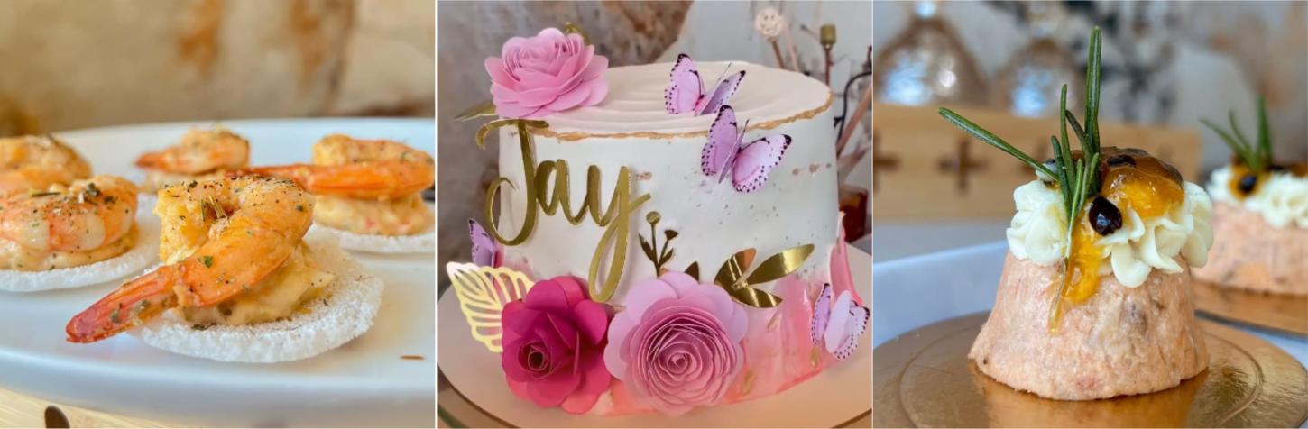 Salgados finos e Bolos