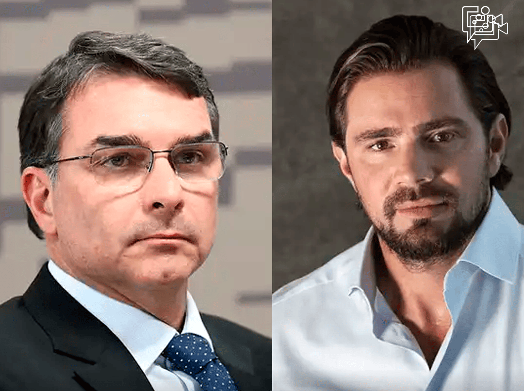 Flávio Bolsonaro e Daniel Vorcaro: vazamento de mensagens gera repercussão nacional e acende debate político