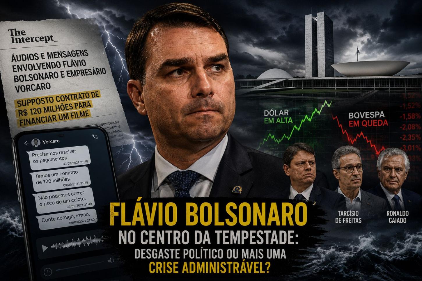 Flávio Bolsonaro no Centro da Tempestade: desgaste político ou mais uma crise administrável?