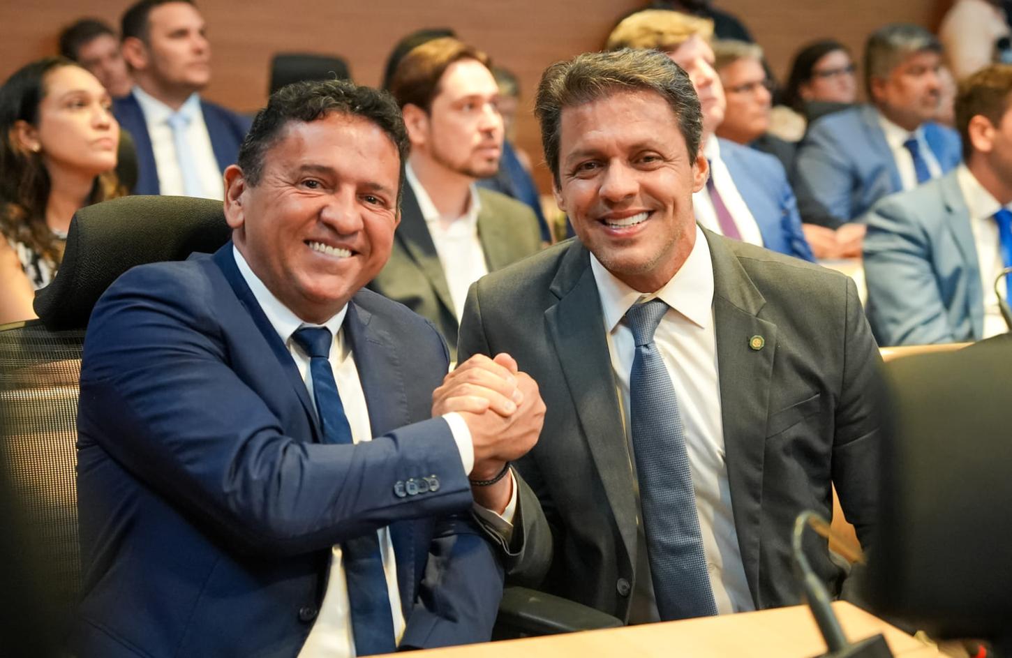 Carlos Britto em comemoração