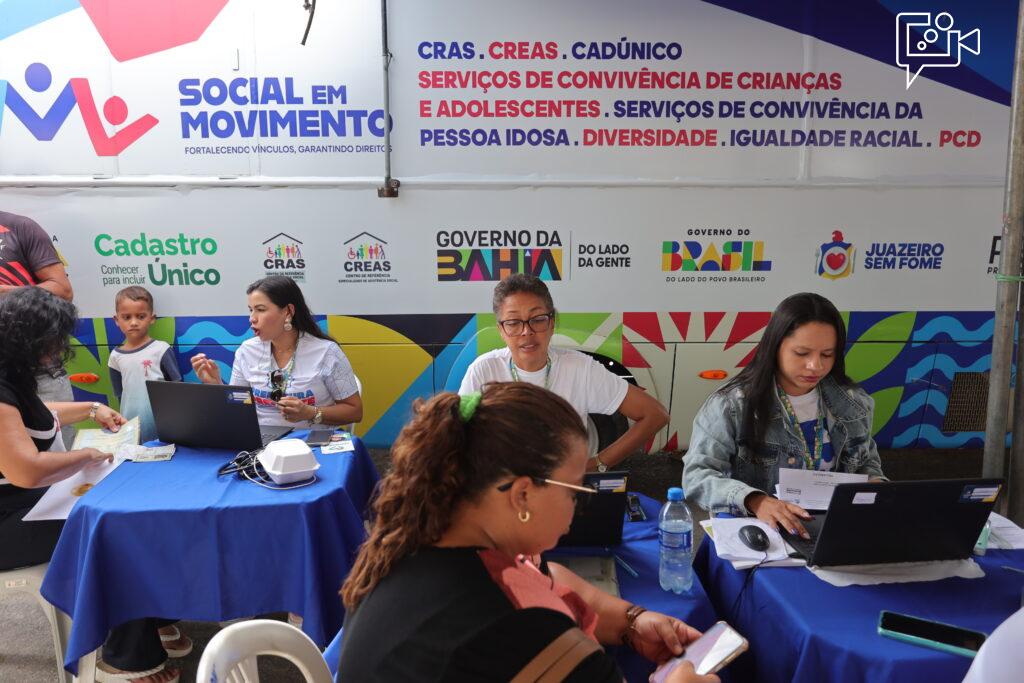 Programa social em movimento leva inclusão e atendimento à população do Salitre