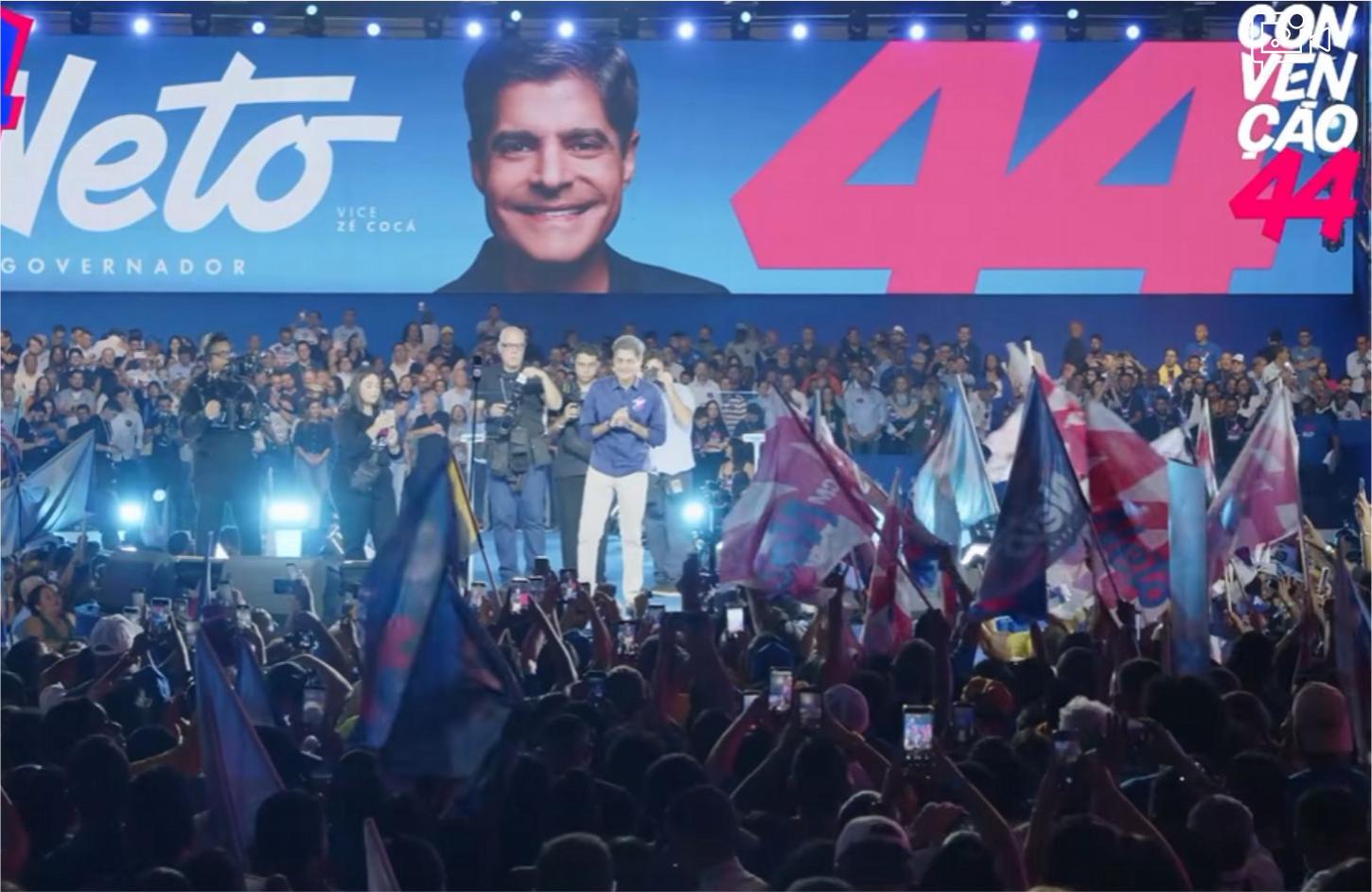 ACM Neto é oficializado candidato ao governo da Bahia em convenção da oposição em Salvador