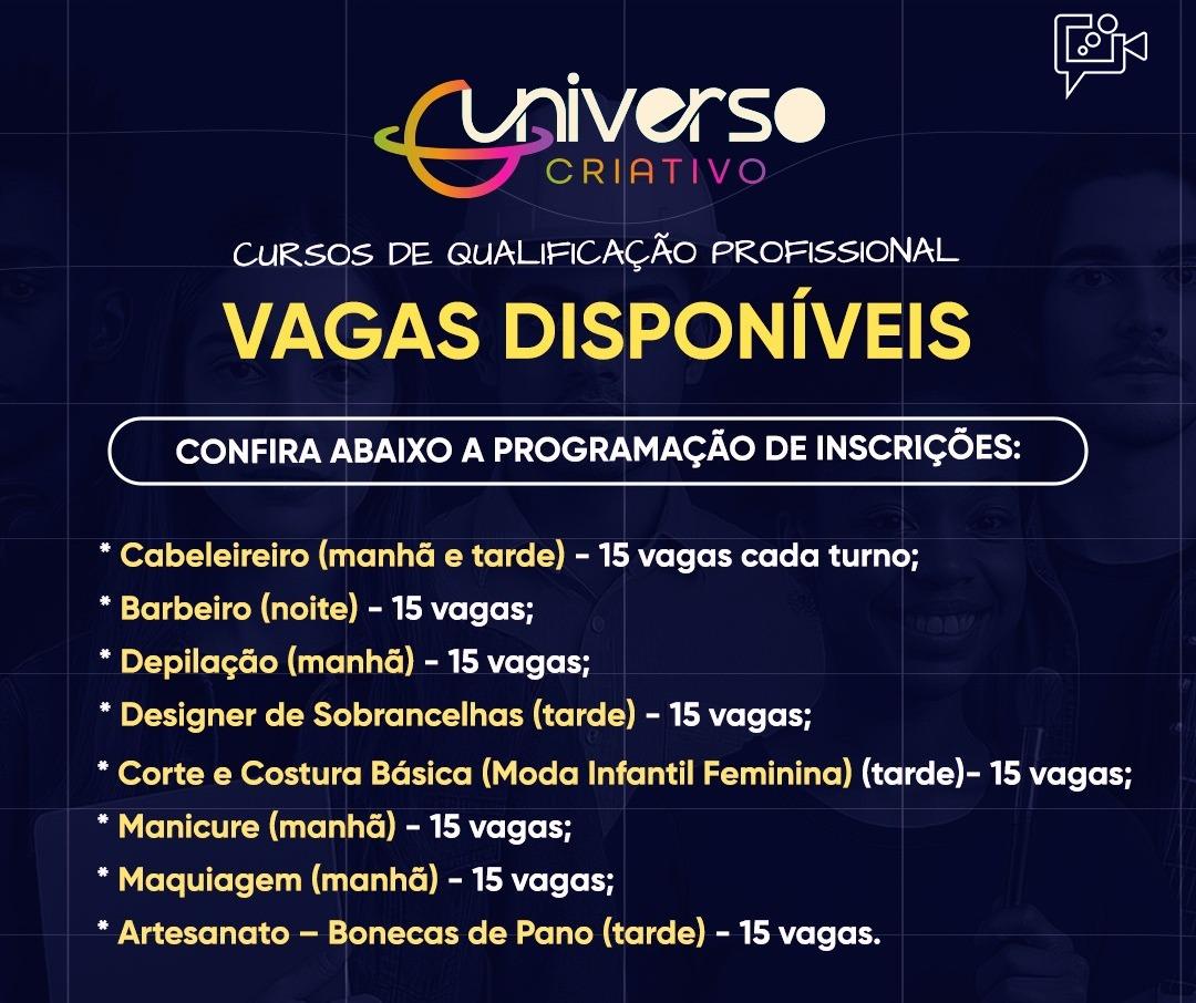 Fundação Nilo Coelho abre inscrições para cursos gratuitos de qualificação profissional, em Petrolina (PE)