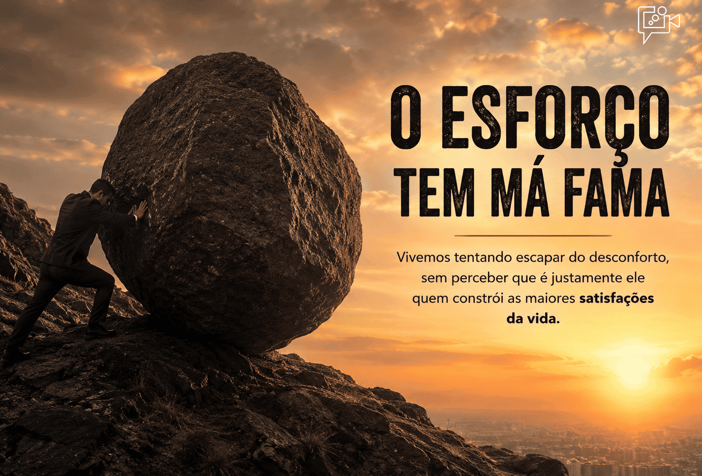 O esforço tem má fama