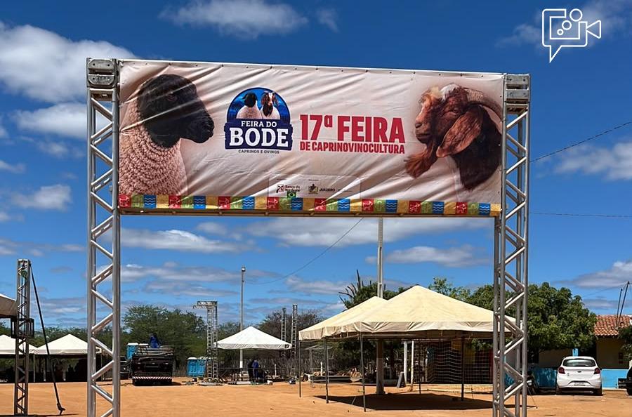 17ª Feira da Caprinovinocultura de Massaroca começa nesta sexta (21) em Juazeiro