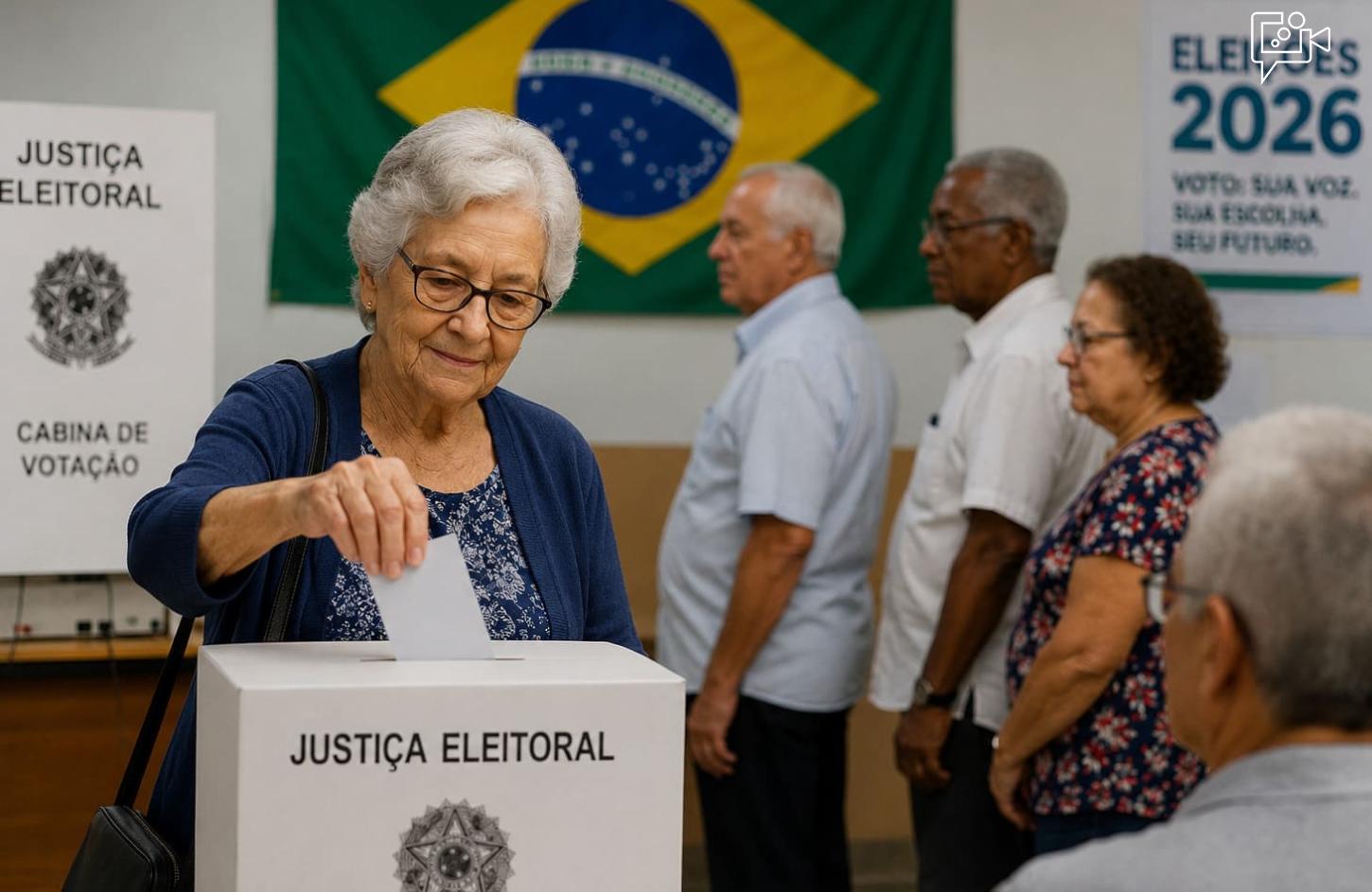 Eleitorado idoso bate recorde nas eleições de 2026 no Brasil e na Bahia