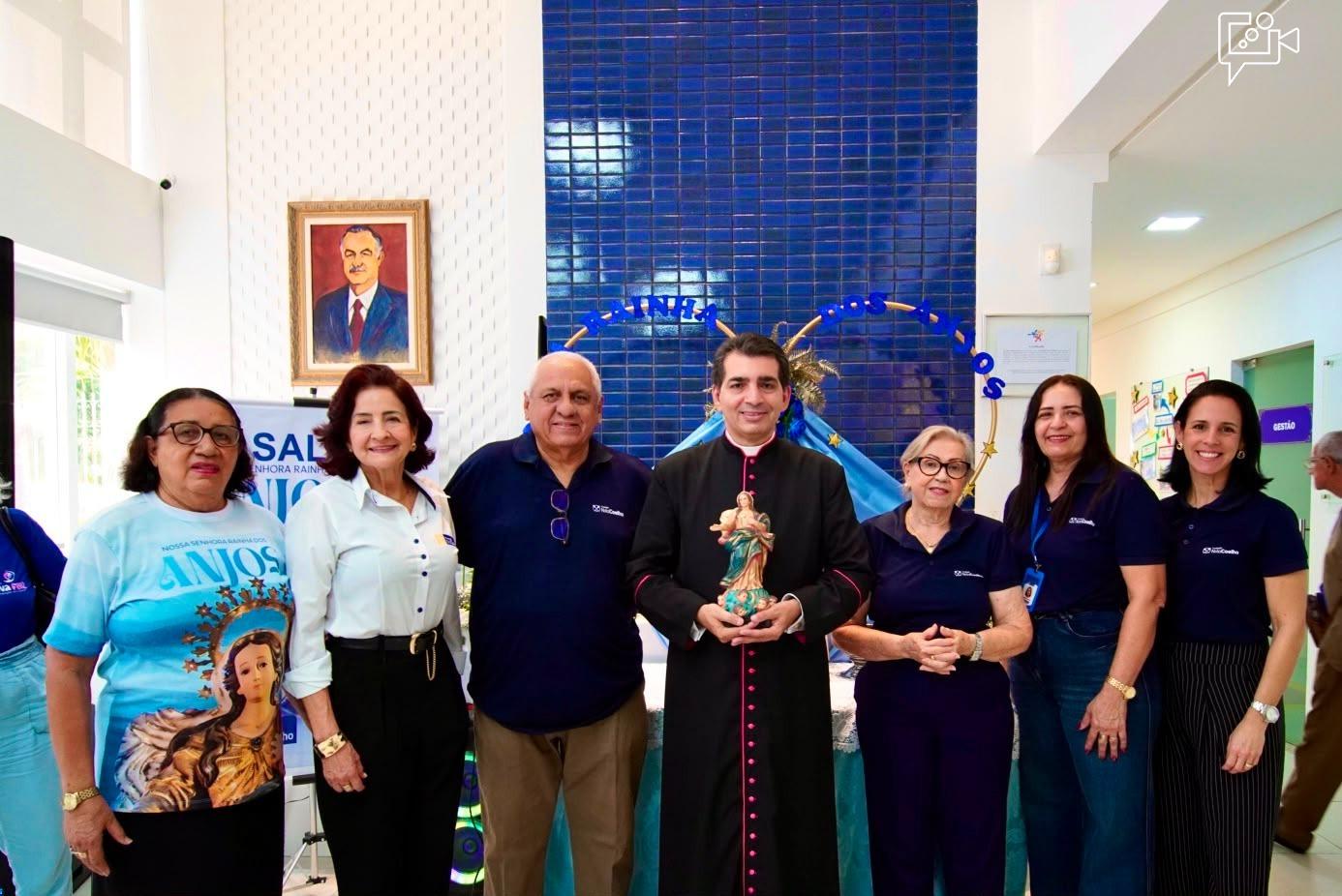 Imagem de Nossa Senhora Rainha dos Anjos visita Fundação Nilo Coelho em Petrolina