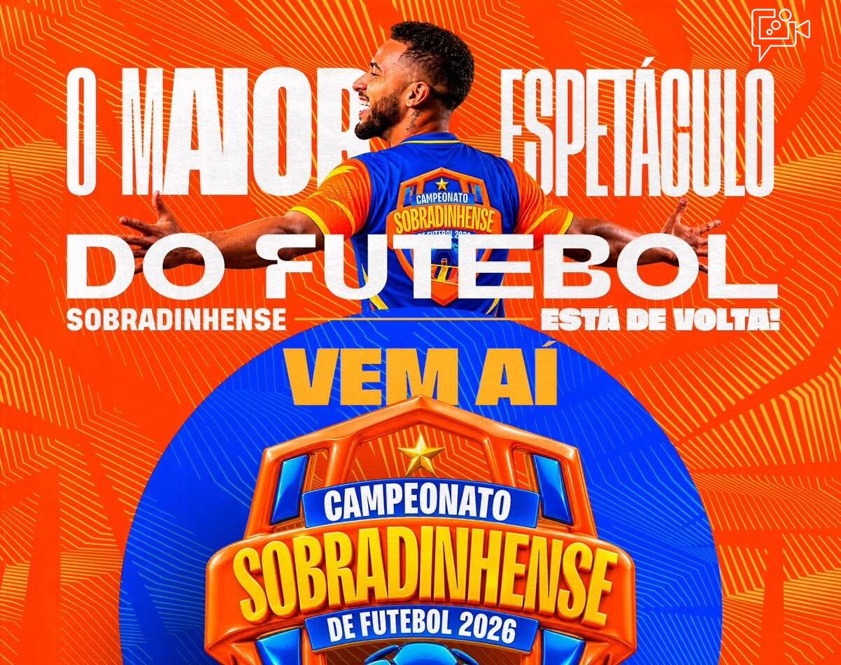 Campeonato de Futebol Sobradinhense 2026 começa dia 19 de setembro em Sobradinho