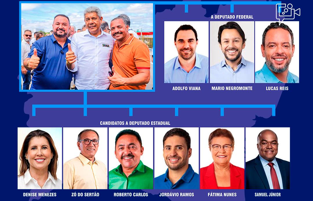 Cleivynho Sampaio apoia Jerônimo Rodrigues e reforça grupo amplo de deputados estaduais e federais em Sobradinho