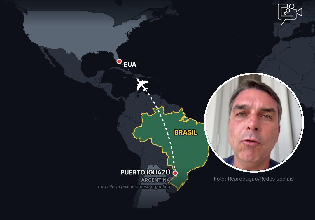 PF confirma que Flávio Bolsonaro deixou o Brasil; senador estaria a caminho dos EUA