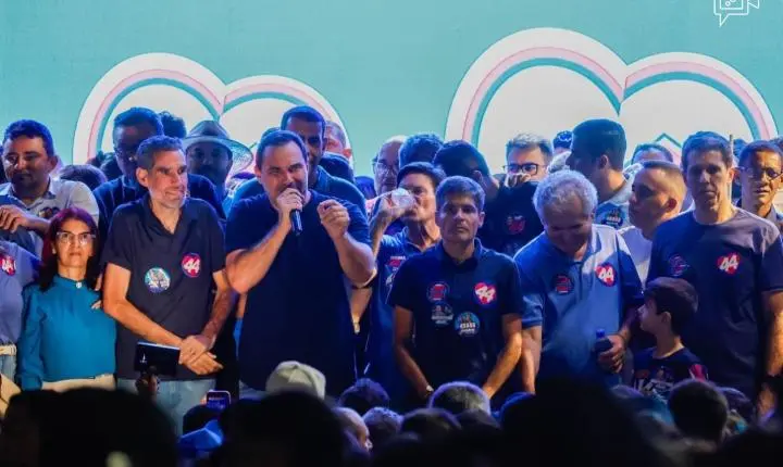 Anisio Viana reúne multidão em Casa Nova e recebe ACM Neto em noite de força e união