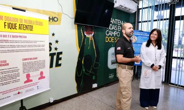 Campanha “Polícia Civil da Bahia pela Vida” mobiliza servidores para doação de sangue