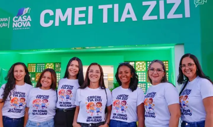 Gestão Anisio Viana entrega a maior creche da história de Casa Nova após anos de abandono