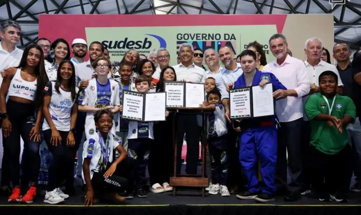 Governo do Estado anuncia investimento recorde de mais de R$ 122 milhões para o esporte baiano em 2026 
