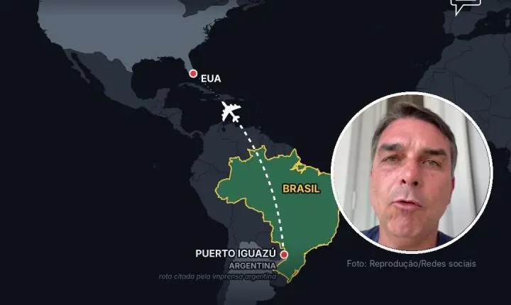 PF confirma que Flávio Bolsonaro deixou o Brasil; senador estaria a caminho dos EUA