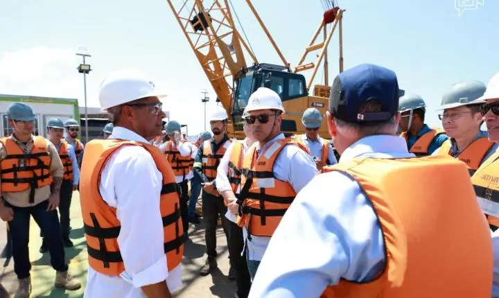 Ponte Salvador-Itaparica avança na implantação da estrutura de apoio ao vão central