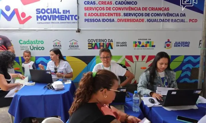 Programa social em movimento leva inclusão e atendimento à população do Salitre