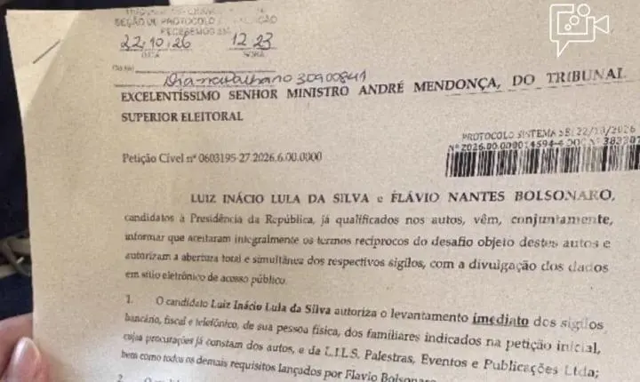 Quebra de sigilo: Lula e Flávio assinam acordo no TSE que atinge 15 pessoas e 6 empresas