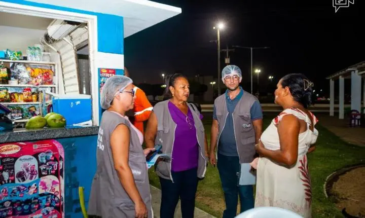 Vigilância Sanitária reforça fiscalização e orientação em estabelecimentos comerciais